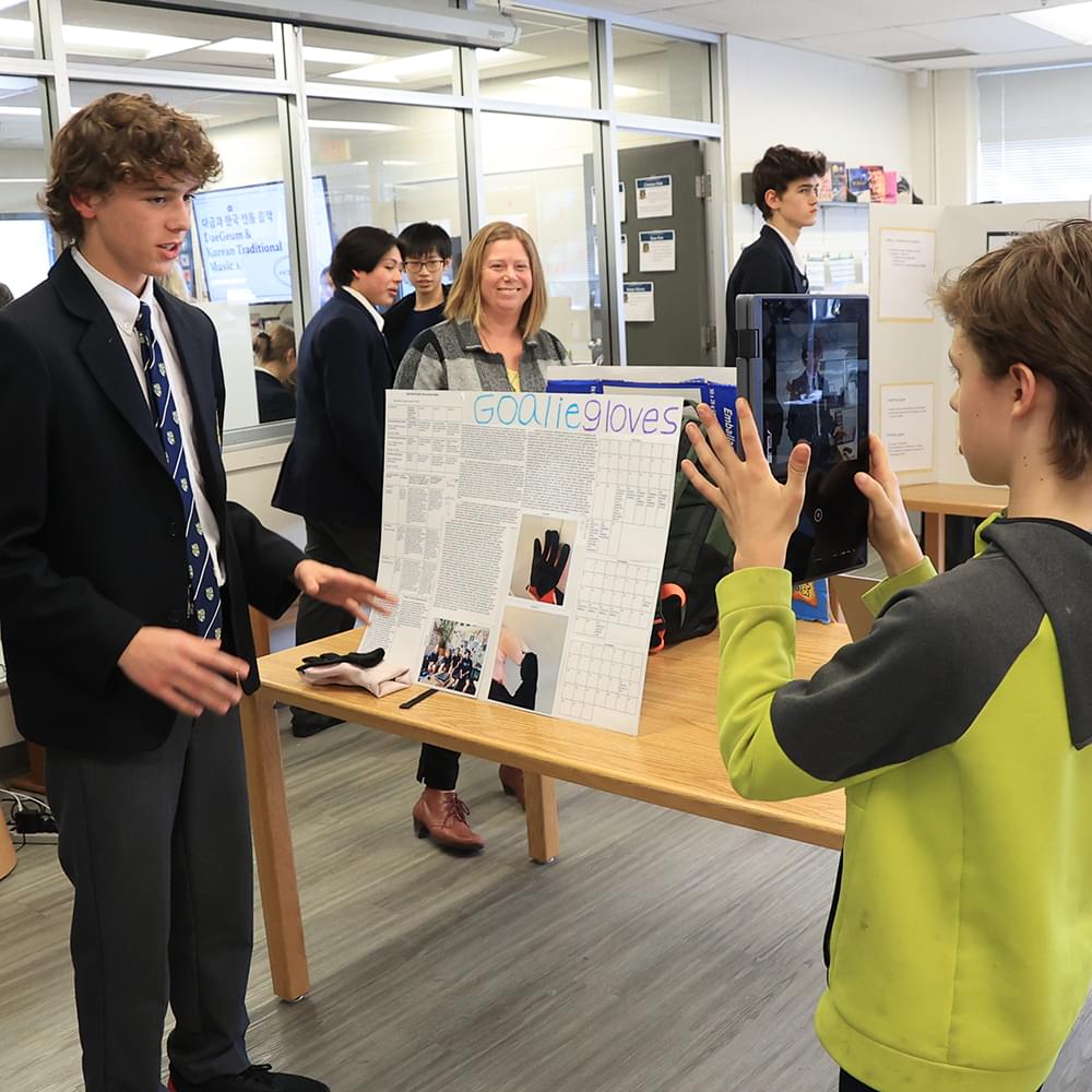 Grade 10 students present their IB Personal Projects