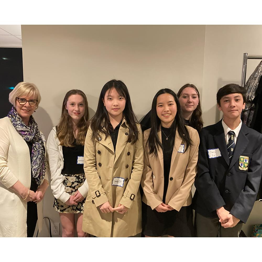 GNS students who presented at Vital Youth event