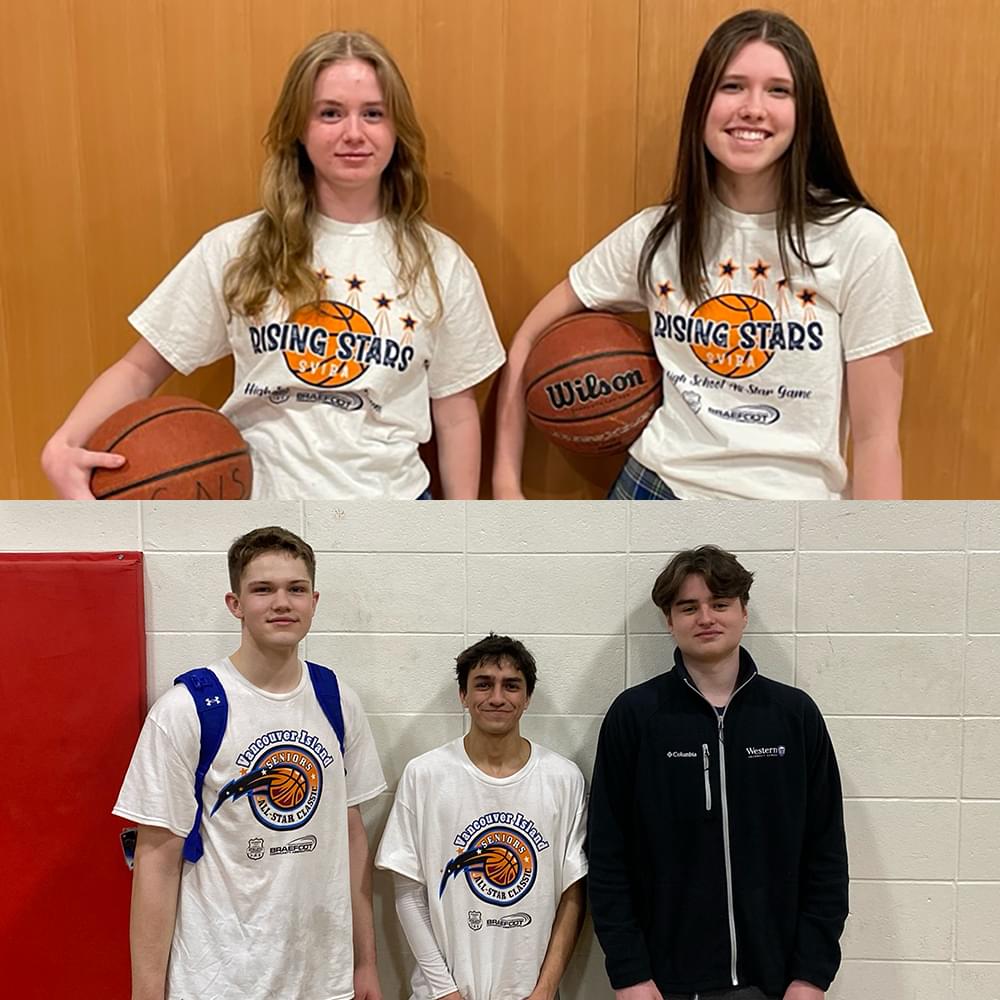 Five students take part in all-star basketball games