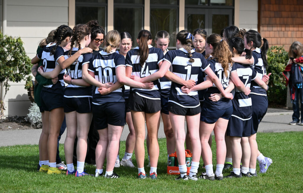 GNS girls playing rugby