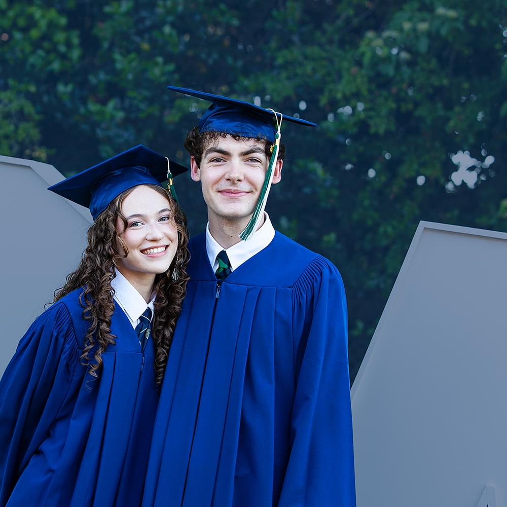 Two graduating students