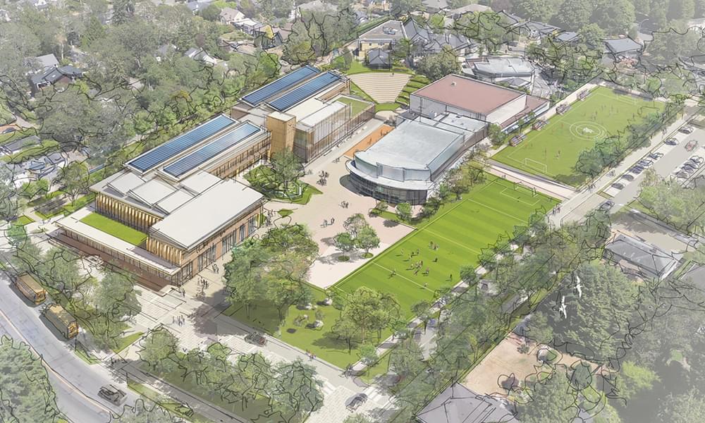 Architectural rendering of first phase of PW Renewal