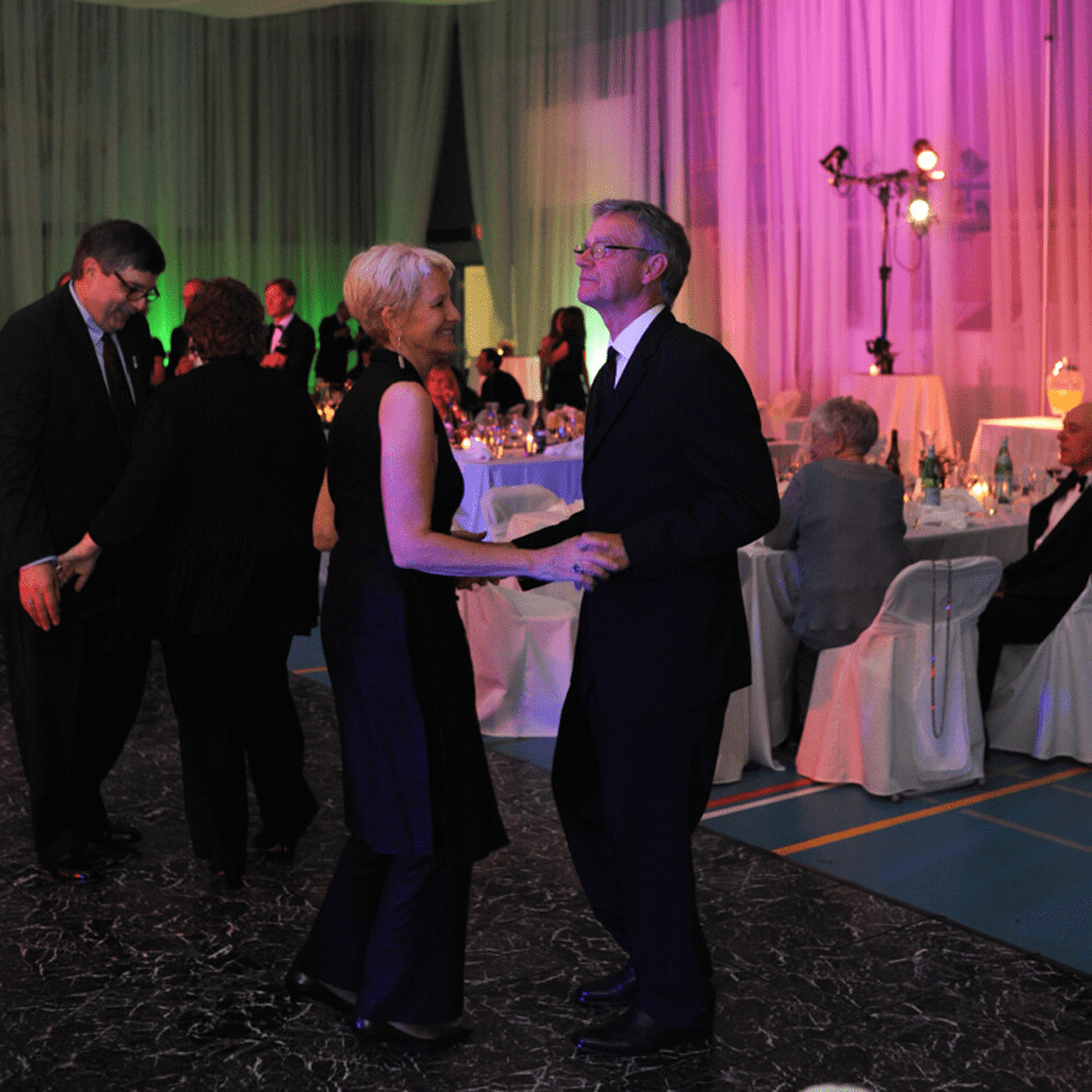Mr. Stuart Brambley with his wife