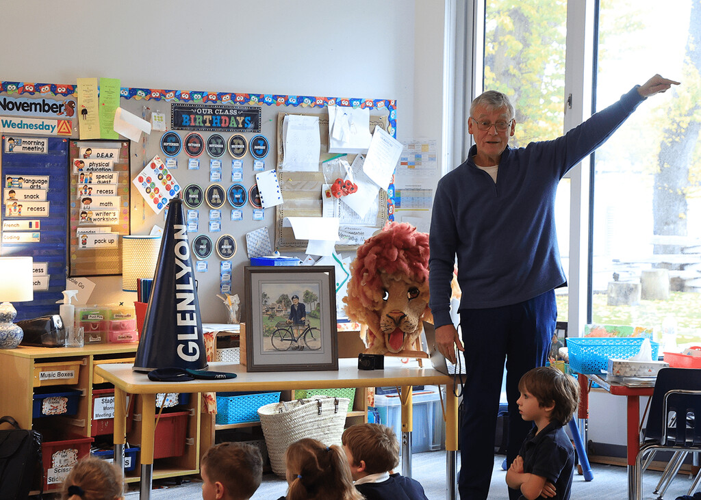 Mr. Stuart Brambley teaching students